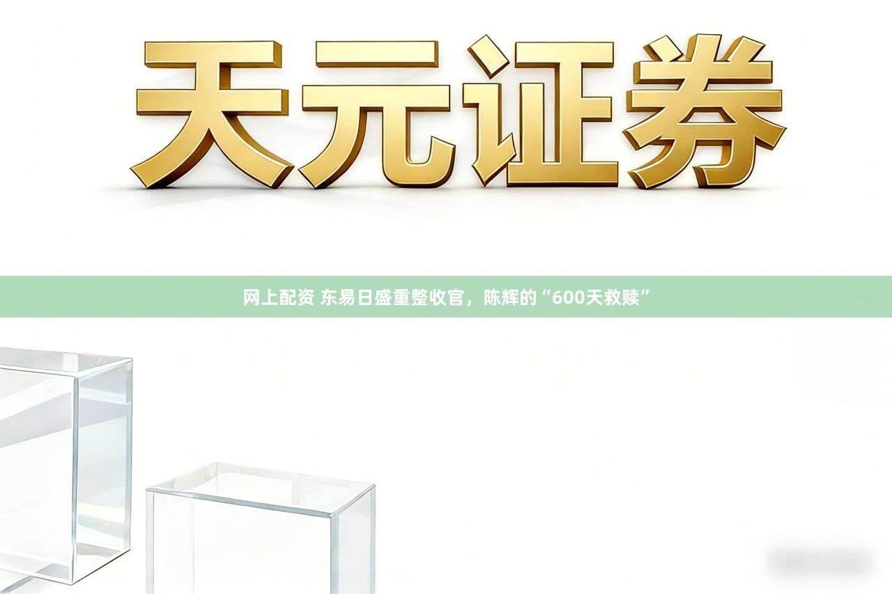 网上配资 东易日盛重整收官，陈辉的“600天救赎”